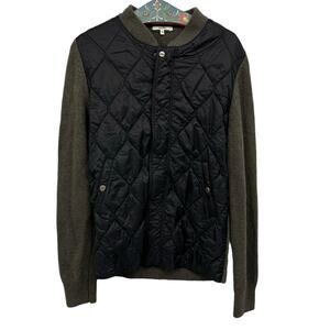 DRYKORN Red Bull Men's Sweater Wool Blend Size 50 Medium? Green Black